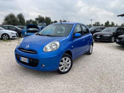 Nissan Micra 12V 5 porte Tekna NEOPATENTATI UNICO PROPIETARIO Blu/Azzurro usata Corato
