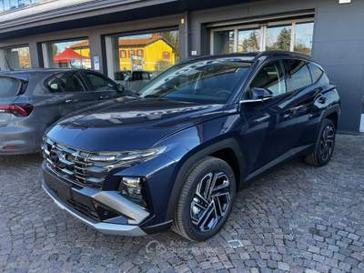 Hyundai Tucson HYUNDAI TUCSON EXELLENCE HEW BENZINA FULL IBRID KM ZERO 2026 Blu/Azzurro usata Pian Camuno