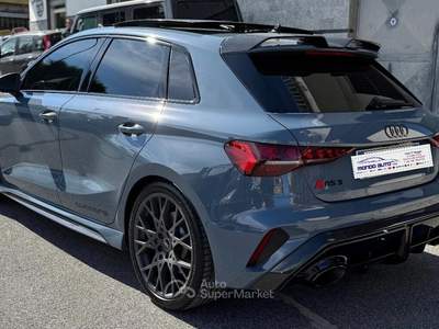 Audi RS 3 RS3 2.5 TFSI 400 CV QUATTRO S-TRONIC SPBK Grigio usata Cardito