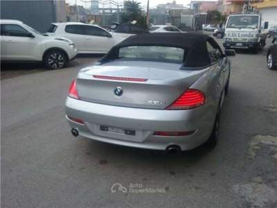BMW Serie 6 M6 650 i 367 CV V8 AUTO CABRIO M-SPORT Argento usata Cardito