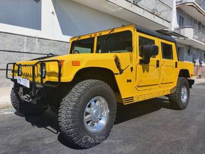 Hummer H1 TDS 4WD PICK UP OMOLOGATO AUTOCARRO Giallo usata Cardito