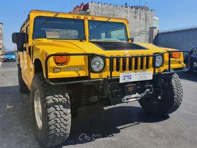 Hummer H1 TDS 4WD PICK UP OMOLOGATO AUTOCARRO Giallo usata Cardito