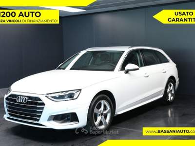 Audi A4 Avant 30 TDI 136CV S tronic Business Advanced Bianco usata Arsiè