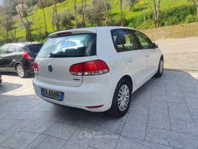 Volkswagen Golf VI 1.6 5p. Comfl G.P.L. *VENDUTA* Bianco usata Cappelle sul Tavo