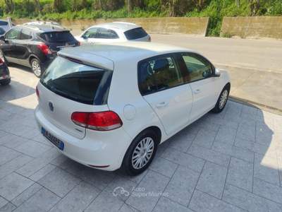 Volkswagen Golf VI 1.6 5p. Comfl G.P.L. *VENDUTA* Bianco usata Cappelle sul Tavo