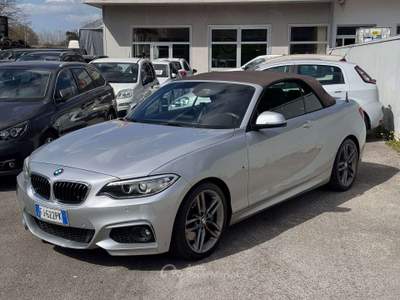 BMW Serie 2 218d 218 218d Cabrio Msport auto my18 Argento usata Deruta BMW Serie 2 218d 218 218d Cabrio Msport auto my18 Argento usata Deruta