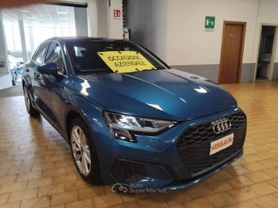 Audi A3 SPORTBACK 30 TFSI 17" Blu/Azzurro usata Vigevano