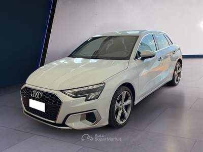 Audi A3 IV 2020 Sportback Sportback 40 2.0 tdi Business Advanced quattro s-tronic Bianco usata Torino