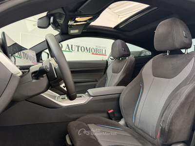 BMW Serie 4 420d 420 d Coupe Msport (G22) IVA ESPOSTA  14.000 KM Nero usata Ciserano