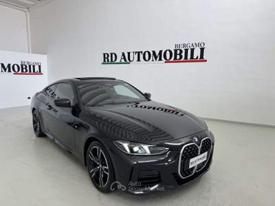 BMW Serie 4 420d 420 d Coupe Msport (G22) IVA ESPOSTA  14.000 KM Nero usata Ciserano