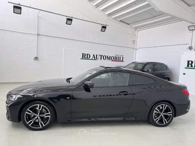 BMW Serie 4 420d 420 d Coupe Msport (G22) IVA ESPOSTA  14.000 KM Nero usata Ciserano