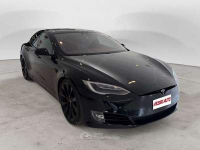 Tesla Model S Model S P100 D 722CV LUDICRUS Nero usata Milano
