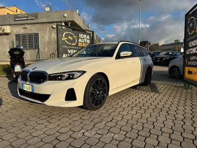 BMW Serie 3 318 318 Touring mhev 48V auto PROMO FINANZIAMENTO Bianco usata Roma