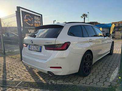 BMW Serie 3 318 318 Touring mhev 48V auto PROMO FINANZIAMENTO Bianco usata Roma