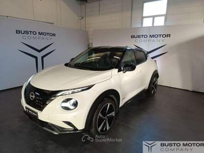 Nissan Juke 1.6 HEV N-Design Bianco usata Olgiate Olona