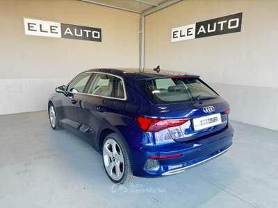 Audi A3 SPB 40 TFSIe S tr. S line Pelle Guscio - 18'' Blu/Azzurro usata Sedriano