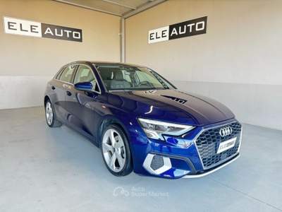 Audi A3 SPB 40 TFSIe S tr. S line Pelle Guscio - 18'' Blu/Azzurro usata Sedriano