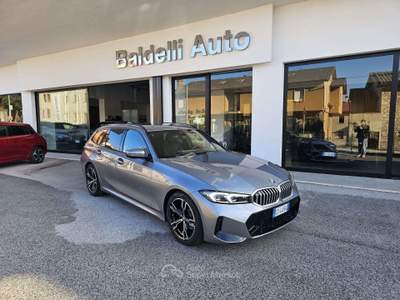BMW Serie 3 320d 320 Serie 320d Touring mhev 48V MSport auto Grigio usata Gubbio