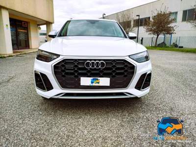 Audi Q5 40 2.0 tdi mhev 12V S line quattro s-tronic Bianco usata Porto Mantovano