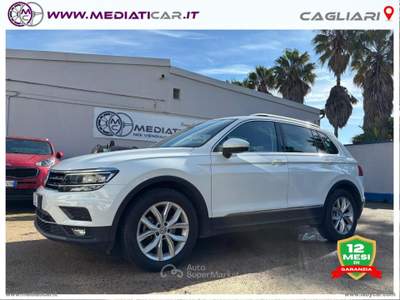 Volkswagen Tiguan Tiguan 2.0 TDI DSG Advanced BMT Bianco usata Cagliari