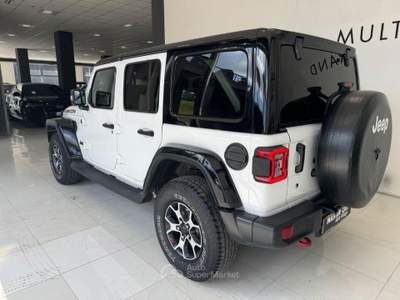 Jeep Wrangler Unlimited 2.2 Mjt II Rubicon Bianco usata Ripalimosani