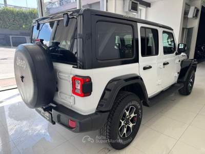 Jeep Wrangler Unlimited 2.2 Mjt II Rubicon Bianco usata Ripalimosani