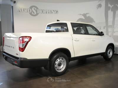 SsangYong Rexton Sports 2.2 4WD Double Cab Work XL #RETROCAMERA. Bianco usata San Vitaliano