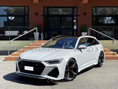 Audi RS 6 Avant 4.0 TFSI V8 quattro tiptronic Bianco usata Pistoia