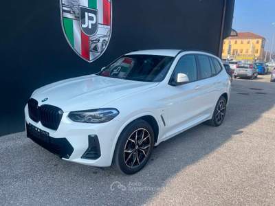 BMW X3 Xdrive20d mhev 48V Msport auto Bianco usata Vedelago