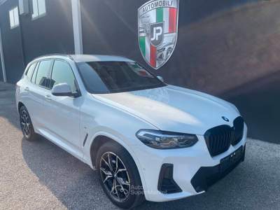 BMW X3 Xdrive20d mhev 48V Msport auto Bianco usata Vedelago