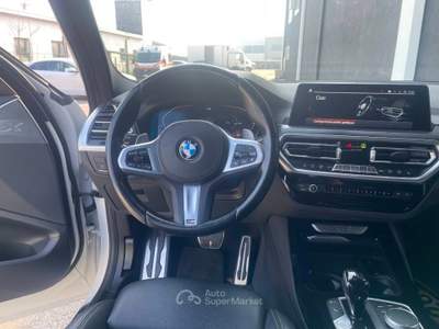 BMW X3 Xdrive20d mhev 48V Msport auto Bianco usata Vedelago