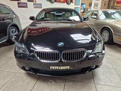 BMW Serie 6 645Ci 645 645Ci Cabrio ASI CRS GPL Nero usata Modena