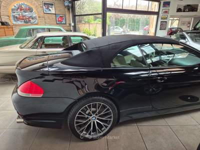 BMW Serie 6 645Ci 645 645Ci Cabrio ASI CRS GPL Nero usata Modena