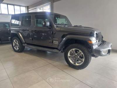 Jeep Wrangler 2.2 MJT SAHARA 200CV MOT. + TURB. NUOVI Nero usata Pisa
