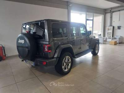 Jeep Wrangler 2.2 MJT SAHARA 200CV MOT. + TURB. NUOVI Nero usata Pisa