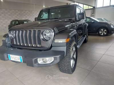 Jeep Wrangler 2.2 MJT SAHARA 200CV MOT. + TURB. NUOVI Nero usata Pisa