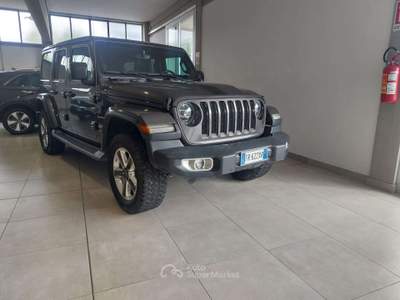 Jeep Wrangler 2.2 MJT SAHARA 200CV MOT. + TURB. NUOVI Nero usata Pisa