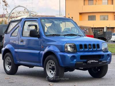 Suzuki Jimny Jimny 1.3 Cabrio 4WD JLX 4X4-NEOPATENTATI Blu/Azzurro usata San Vendemiano