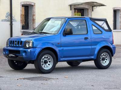 Suzuki Jimny Jimny 1.3 Cabrio 4WD JLX 4X4-NEOPATENTATI Blu/Azzurro usata San Vendemiano