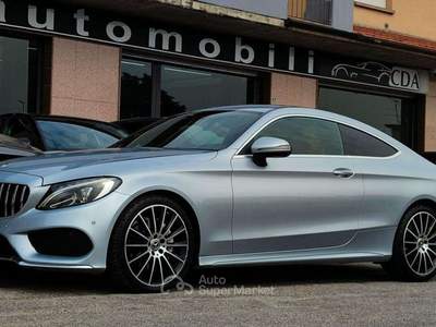 Mercedes-Benz Classe C d Coupè Auto Premium AMG PACK Grigio usata Rovato
