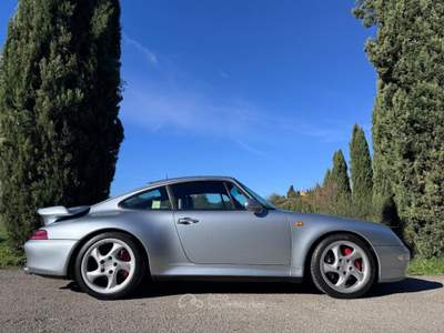 Porsche 911 TURBO Exclusive+Tetto+Carbonio+Book Argento usata San Miniato