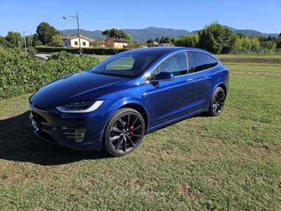 Tesla Model X P100D Dual Motor Performance Blu/Azzurro usata San Miniato
