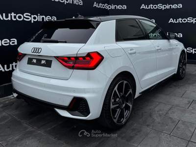 Audi A1 30 TFSI S tronic Identity Black Bianco usata Spinea