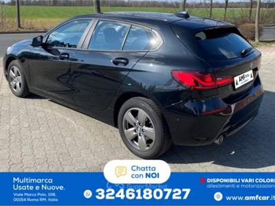 BMW Serie 1 118i 118 i Advantage, LED, Navigatore, PDC, Cambio automatico Nero usata Roma