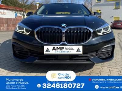 BMW Serie 1 118i 118 i Advantage, LED, Navigatore, PDC, Cambio automatico Nero usata Roma