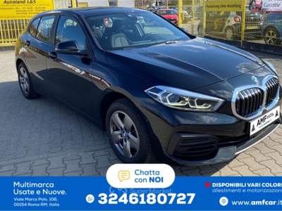 BMW Serie 1 118i 118 i Advantage, LED, Navigatore, PDC, Cambio automatico Nero usata Roma