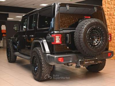 Jeep Wrangler UNLIMITED 2.0TURBO SAHARA TET.NAVI CAM BUMPER FULL Nero usata Brescia