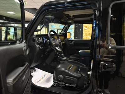 Jeep Wrangler UNLIMITED 2.0TURBO SAHARA TET.NAVI CAM BUMPER FULL Nero usata Brescia