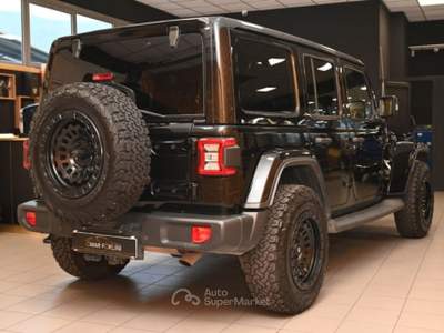 Jeep Wrangler UNLIMITED 2.0TURBO SAHARA TET.NAVI CAM BUMPER FULL Nero usata Brescia