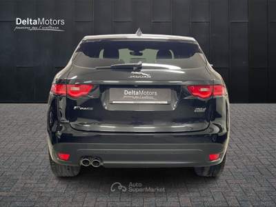 Jaguar F-Pace  - f-pace 2.0d i4 r-sport awd 180cv auto my20 Nero usata Montecosaro